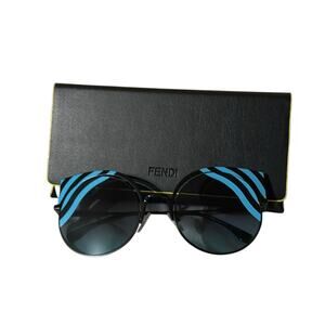 Fendi 53mm Modified Cat Eye Sunglasses turquoise